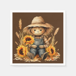 Serviette En Papier Écart avec tournesol
