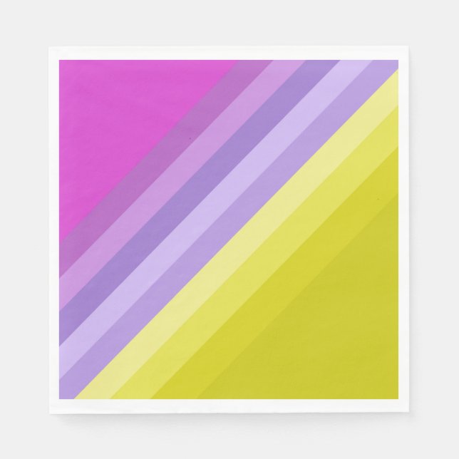 Serviette En Papier Écarté, lumineux (Devant)