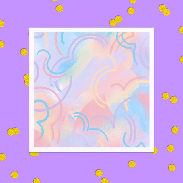 Serviette En Papier Éclats arc-en-ciel (Créateur téléchargé)