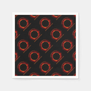 Serviette En Papier Éclipse solaire