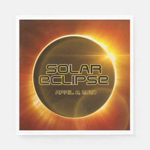 Serviette En Papier Éclipse solaire