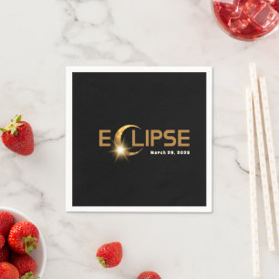 Serviette En Papier Éclipse solaire, événement américain