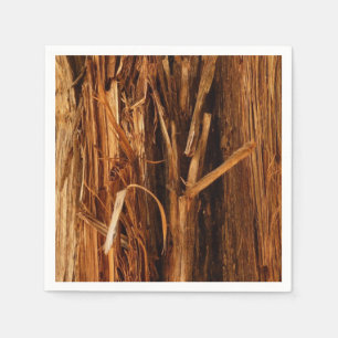 Serviette En Papier Écorce de bois texturée de cèdre