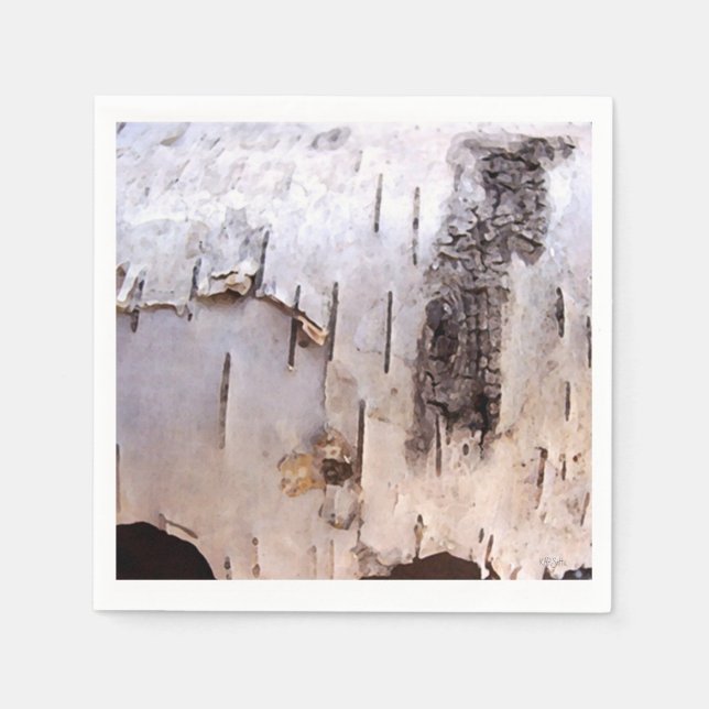 Serviette En Papier Écorce de bouleau (Devant)