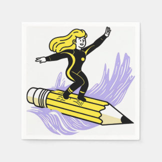 Serviette En Papier écrire avec vos pensées