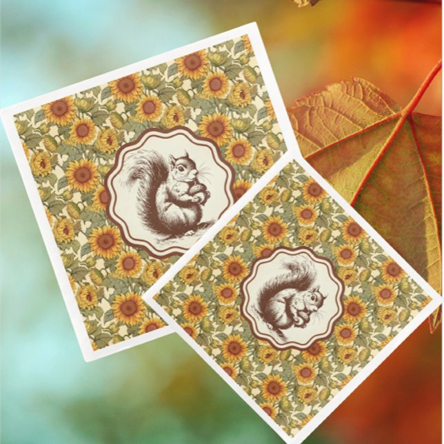 Serviette En Papier Écureuil de tournesol William Morris (Entertaining made easy!)