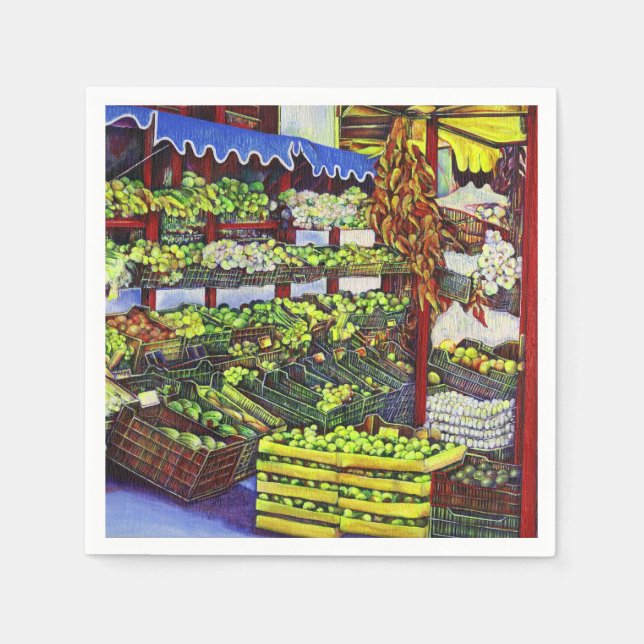 Serviette En Papier Eddie's Market, Hongrie (Devant)