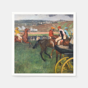 Serviette En Papier Edgar Degas - Aux courses