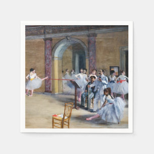 Serviette En Papier Edgar Degas - Foyer de danse, Opéra rue Le Peletie