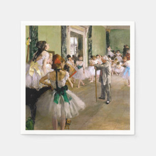 Serviette En Papier Edgar Degas La Classe Danse