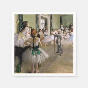 Serviette En Papier Edgar Degas - La Classe de danse