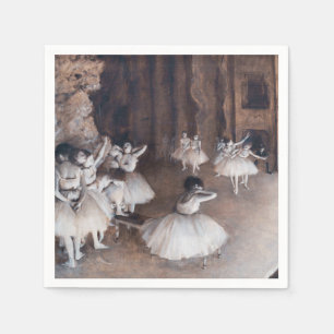 Serviette En Papier Edgar Degas - Répétition de ballet sur scène