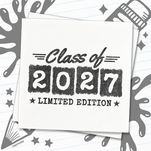 Serviette En Papier Édition limitée de fin d'études Classe terminale 2 (Créateur téléchargé)