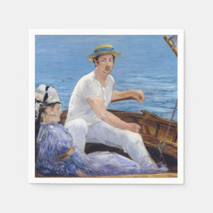Serviette En Papier Edouard Manet - Bateau
