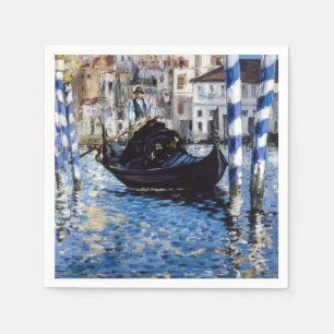 Serviette En Papier Edouard Manet - Grand Canal, Venise