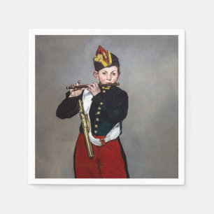 Serviette En Papier Edouard Manet - Le Joueur de fifre / Jeune flûtist