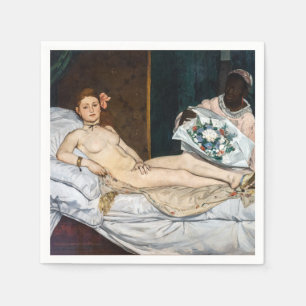 Serviette En Papier Edouard Manet - Olympia
