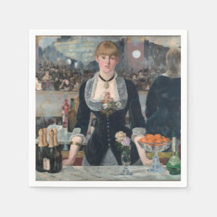 Serviette En Papier Edouard Manet's A Bar
