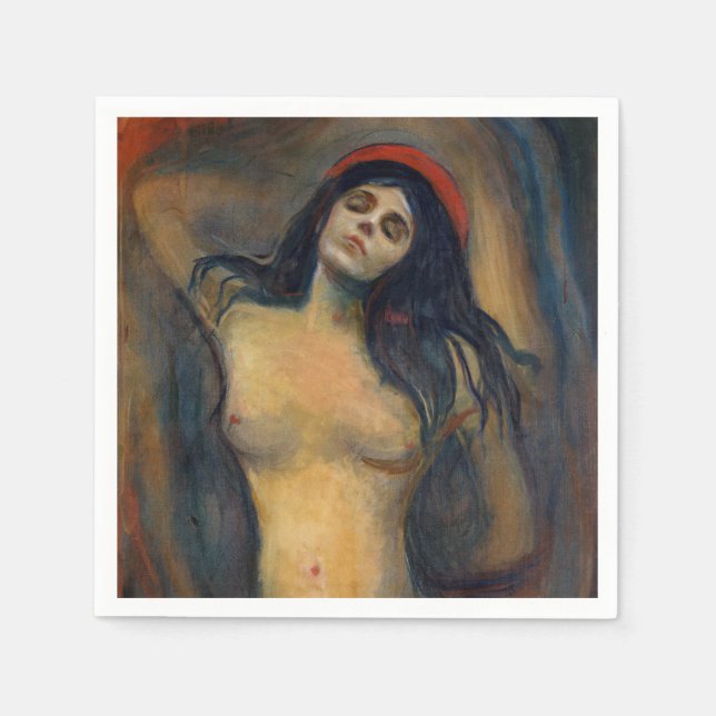 Serviette En Papier Edvard Munch - Madonna (Devant)
