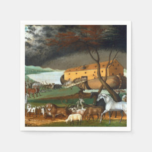Serviette En Papier Edward Hicks Noah's Ark