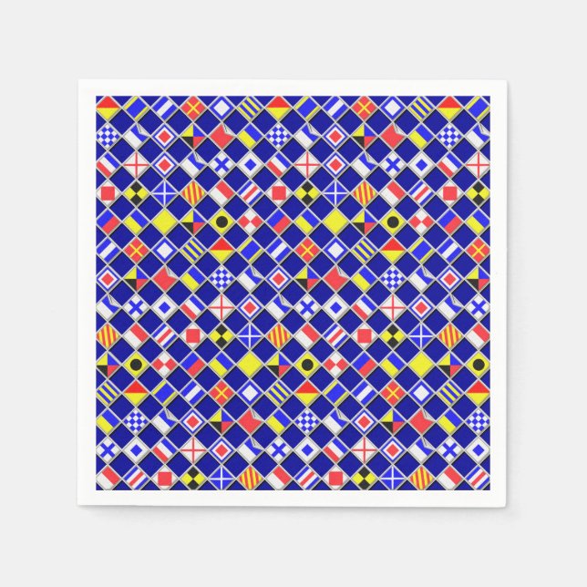 Serviette En Papier Effet 3D À damiers Motif de carreaux de drapeau na (Devant)