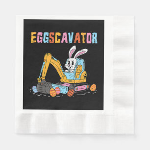 Serviette En Papier Eggscavator Chasse aux Oeufs de Pâques Camions de