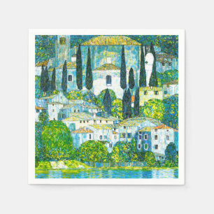 Serviette En Papier Église à Cassone Gustav Klimt