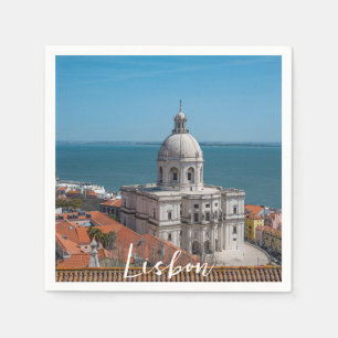 Serviette En Papier Eglise de Père Noël Engracia à Lisbonne, Portugal