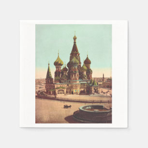 Serviette En Papier Église St. Basil, place Rouge Moscou