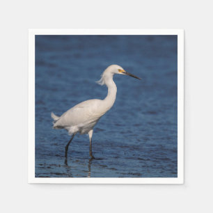 Serviette En Papier Egret neigeux sur North Beach