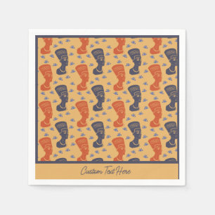 Serviette En Papier Egypte Néfertiti Antique Egypte Exotique