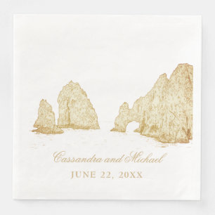Serviette En Papier El Arco Cabo San Lucas MEXIQUE