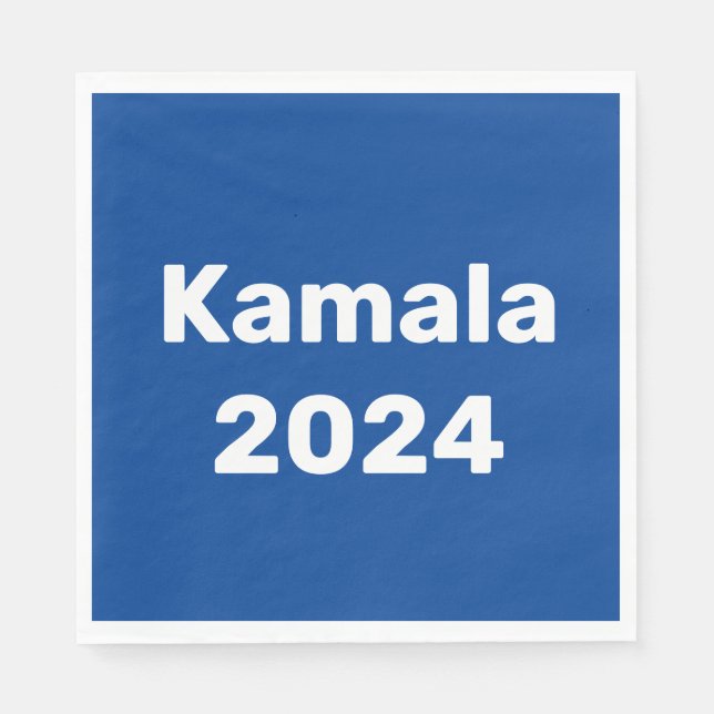 Serviette En Papier Élection présidentielle de Kamala 2024 (Devant)