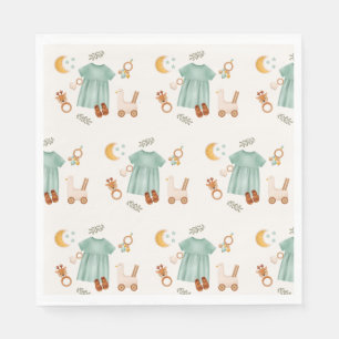 Serviette En Papier Elégant Boho Baby Girl Clothes Baby shower