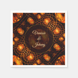 Serviette En Papier Elegant Classic Boho Modern Gold #901 Wedding