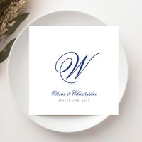 Elegant Classic Nom Mariage initial