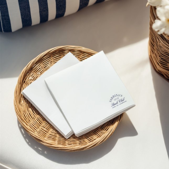Serviette En Papier Elégant Country Club Bachelorette Papier Napkins (Elegant Country Club Bachelorette Paper Napkins)