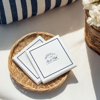 Elégant Country Club Bachelorette Papier Napkins