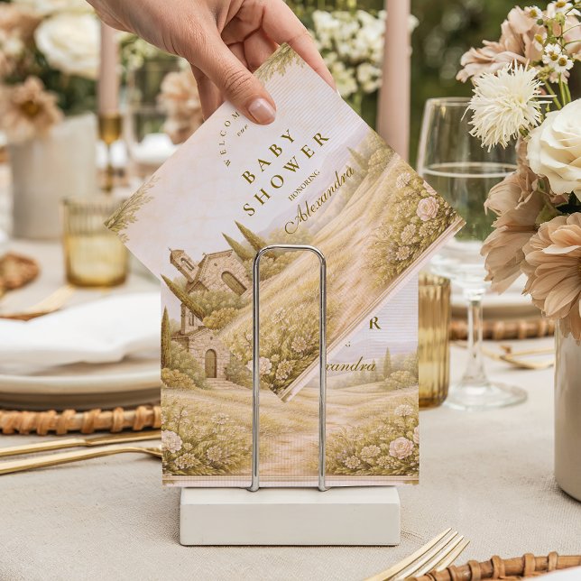 Serviette En Papier Elegant Countryside Garden Baby Shower (Créateur téléchargé)