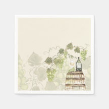 Élégant Domaine à thème Cocktail Napkin