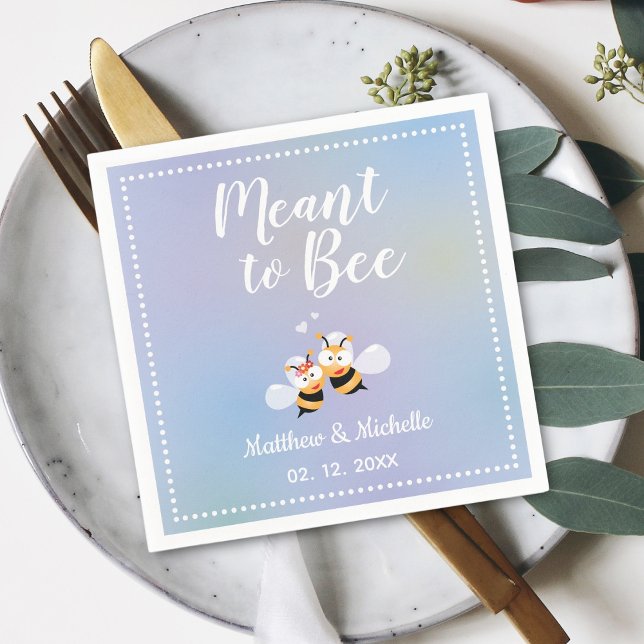 Serviette En Papier Élégant Envie D'Être Whimsical Mignonne Mariage Pa (Créateur téléchargé)