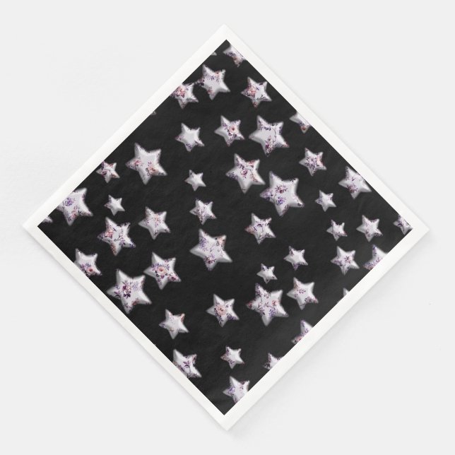 Serviette En Papier Élégant et moderne (Coin)