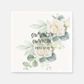 Serviette En Papier Elégant eucalyptus photo botanique Papier Napkin