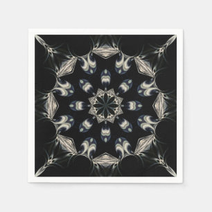 Serviette En Papier Elégant Mandala