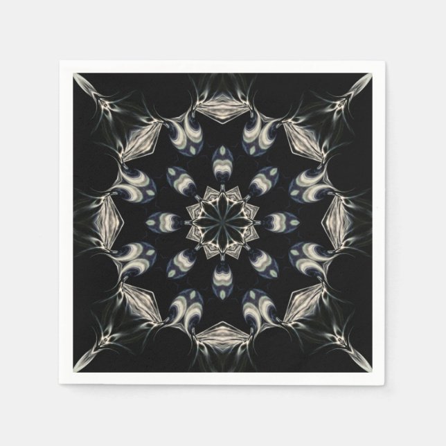 Serviette En Papier Elégant Mandala (Devant)