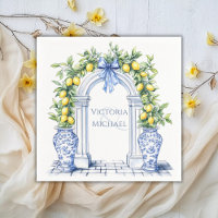 Élégant Mariage d'arche Topiaire Citron
