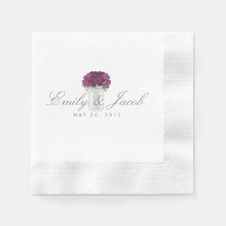 Serviette En Papier Elegant Mason Jar