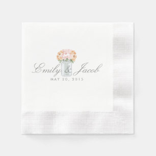 Serviette En Papier Elegant Mason Jar