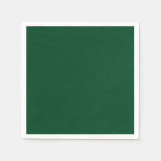 Serviette En Papier Élégant Moderne Minimaliste Forêt Vert
