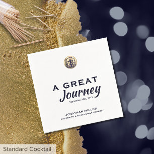 Serviette En Papier Élégant papier de la partie de retraite Napkin